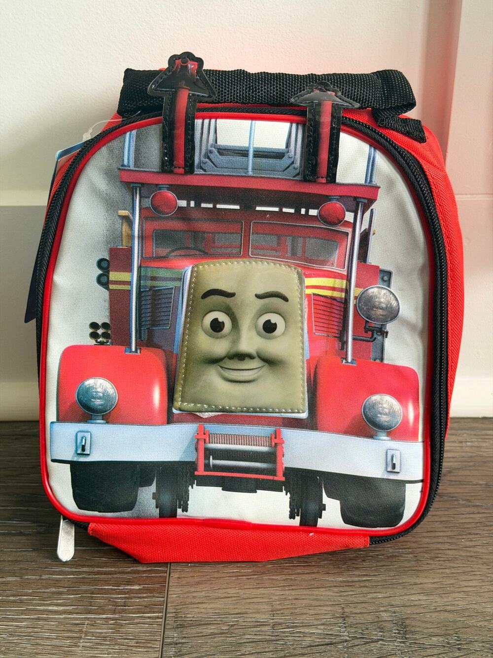 Thomas & Friends Fiery Flynn Fire Engine Insulated Lunch Bag Red Kids